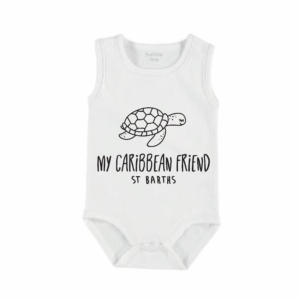 Bodie Caribbean Friend Tortue blanc sans manche