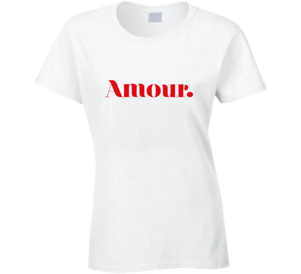 t-shirt Amour rouge