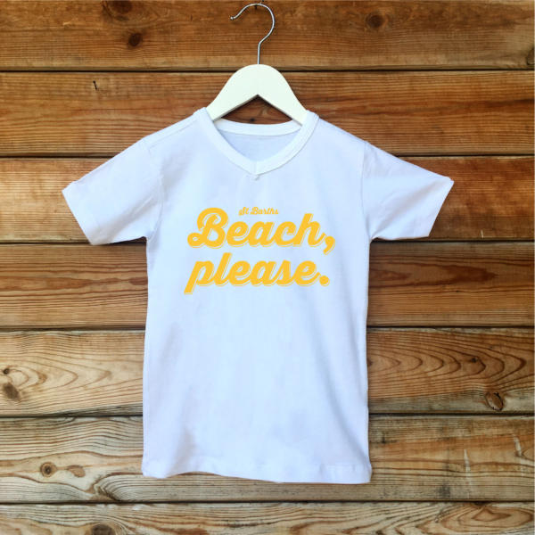 Beach please St Barth T-shirt unisexe enfant