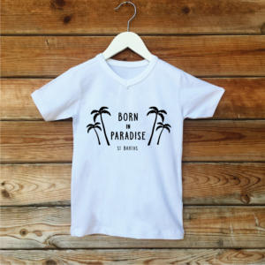 t-shirt Born In Paradise