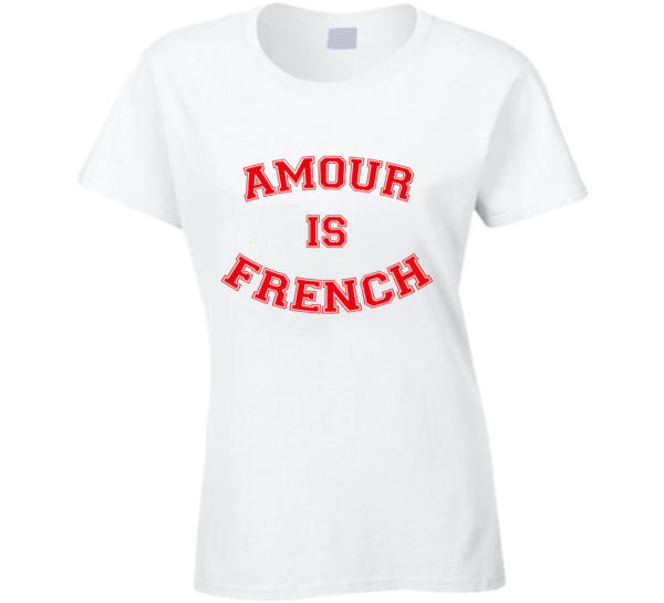 t-shirt Amour is French