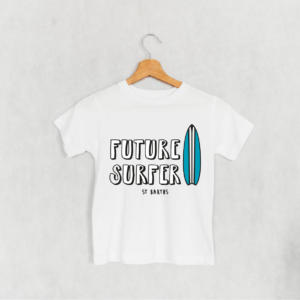 t-shirt blanc enfant Future Surfer